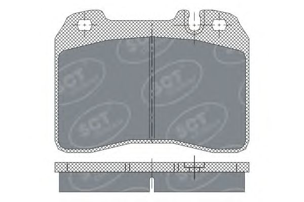 Тормозные колодки SCT SP 249