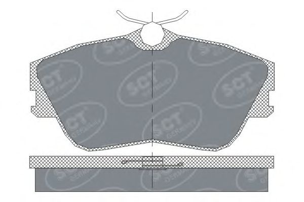 Тормозные колодки SCT SP 250