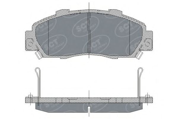 Тормозные колодки SCT SP 253