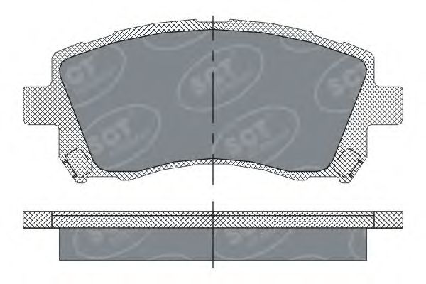 Тормозные колодки SCT SP 258