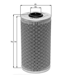 Масляный фильтр MAHLE OX 103D