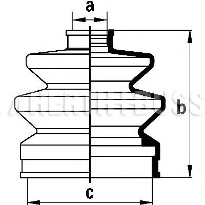 Комплект пильника ШРКШ HERTH+BUSS JAKOPARTS J2864004