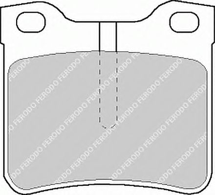 Тормозные колодки FERODO FSL1044 SL