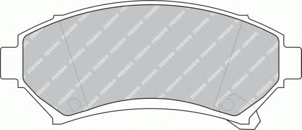 Тормозные колодки FERODO FDB1265