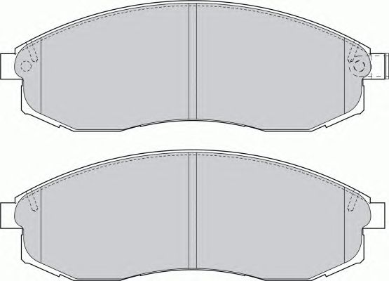 Тормозные колодки FERODO FDB1646