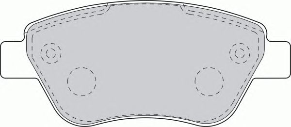 Тормозные колодки FERODO FDB1666