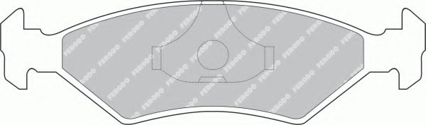 Тормозные колодки FERODO FSL206 SL