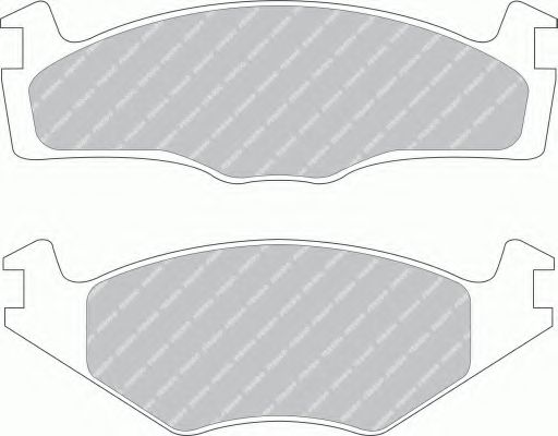 Тормозные колодки FERODO FDB392