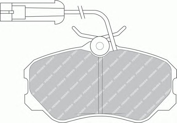 Гальмівні колодки FERODO FDB595