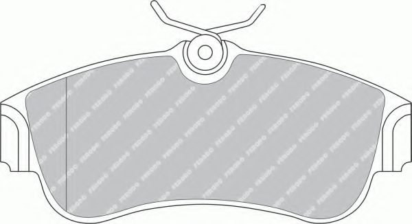 Тормозные колодки FERODO FDB604