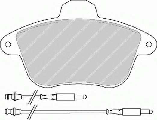 Тормозные колодки FERODO FDB746