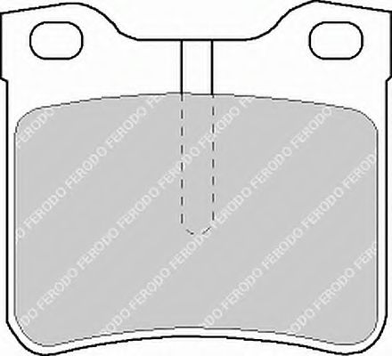 Тормозные колодки FERODO FVR1044