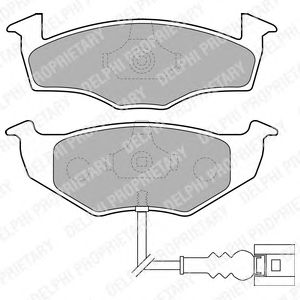 Тормозные колодки DELPHI LP1709