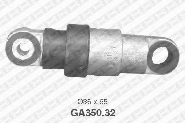 Натяжной ролик поликлинового ремня SNR GA350.32