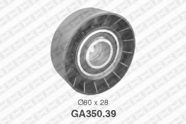 Направляющий / паразитный ролик поликлинового ремня SNR GA350.39