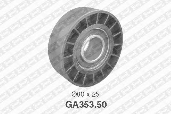 Направляющий / паразитный ролик поликлинового ремня SNR GA353.50