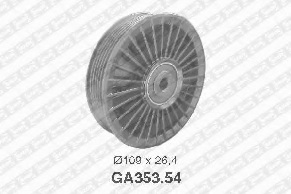 Направляющий / паразитный ролик поликлинового ремня SNR GA353.54