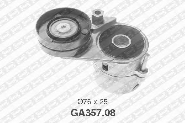 Натяжной ролик поликлинового ремня SNR GA357.08
