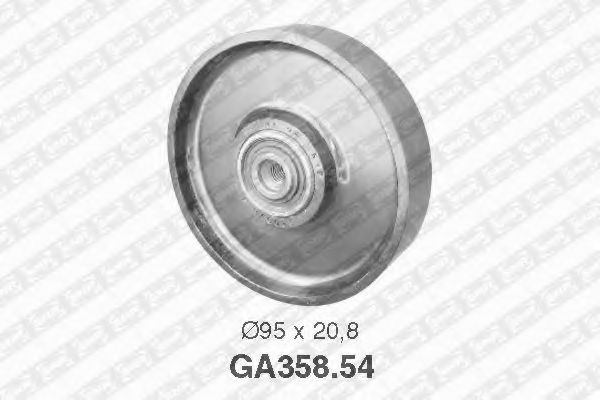 Направляющий / паразитный ролик  поликлинового ремня SNR GA358.54