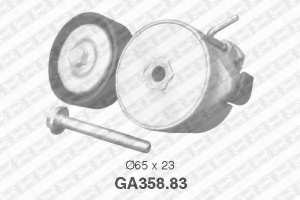 Натяжной ролик поликлинового ремня SNR GA358.83