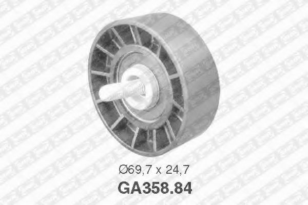Натяжной ролик поликлинового ремня SNR GA358.84