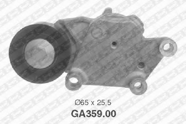 Натяжной ролик поликлинового ремня SNR GA359.00