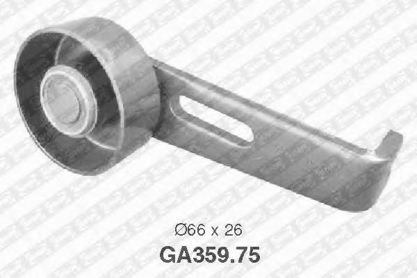 Натяжной ролик поликлинового ремня SNR GA359.75