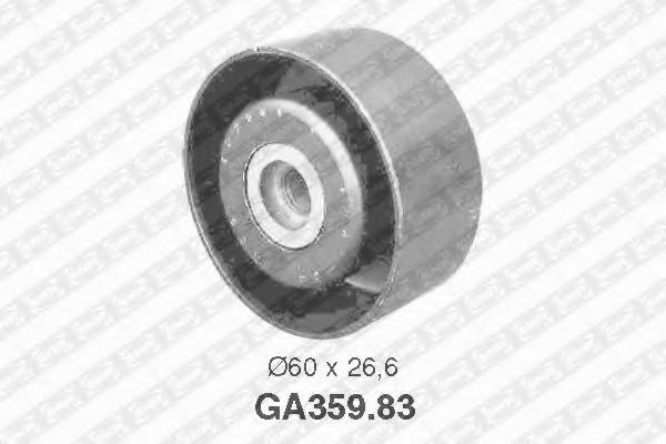 Натяжной ролик поликлинового ремня SNR GA359.83