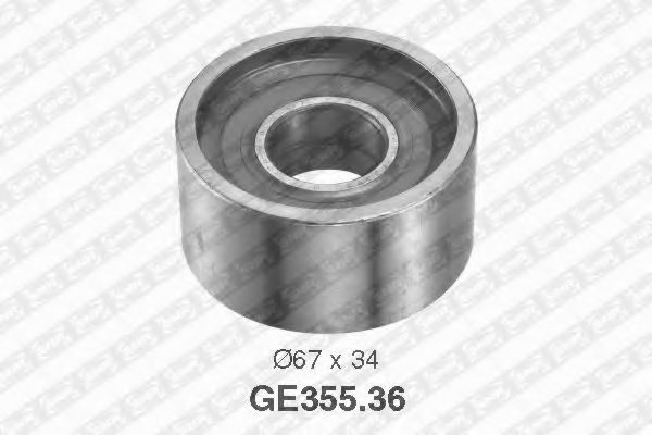 Направляющий / паразитный ролик ремня ГРМ SNR GE355.36