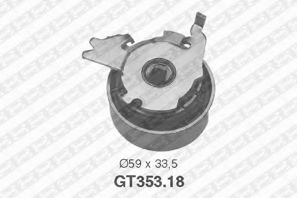 Натяжной ролик ремня ГРМ SNR GT353.18