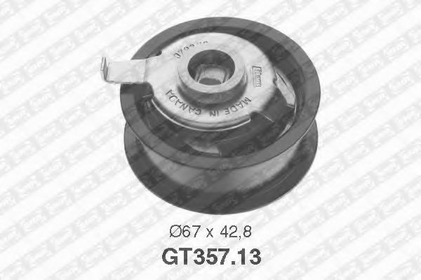 Натяжной ролик ремня ГРМ SNR GT357.13