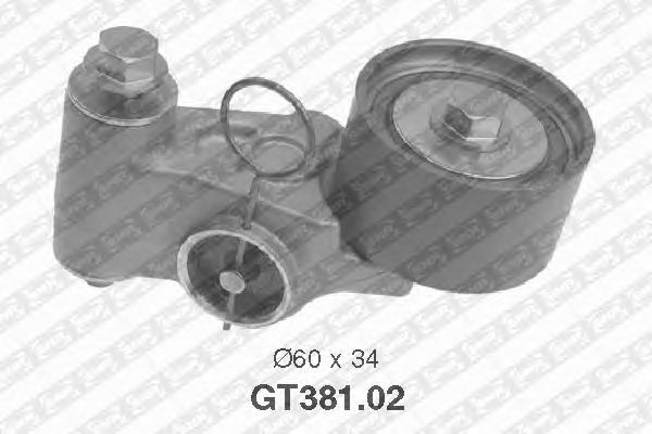 Натяжной ролик ремня ГРМ SNR GT381.02