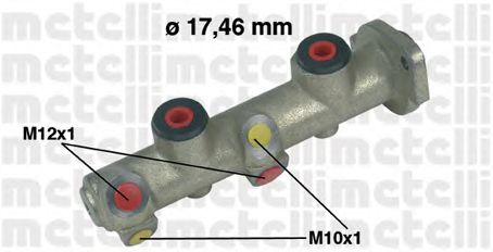 Главный тормозной цилиндр METELLI 05-0143