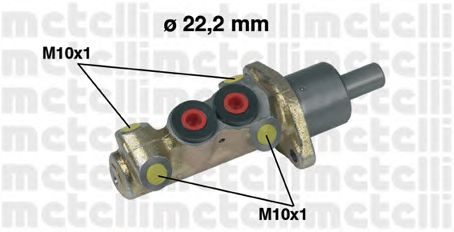 Главный тормозной цилиндр METELLI 05-0196