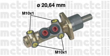 Главный тормозной цилиндр METELLI 05-0202