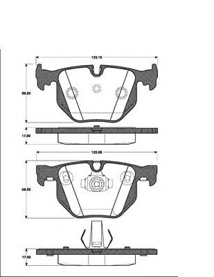 Тормозные колодки NK 221535