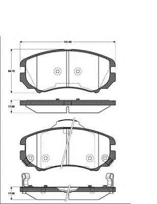 Тормозные колодки NK 223425