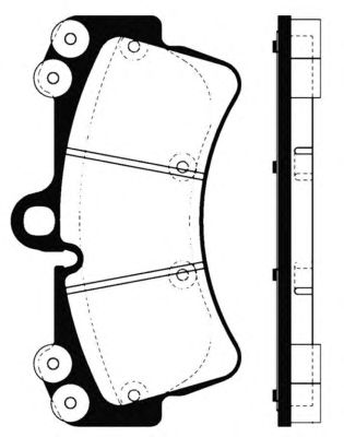 Тормозные колодки NK 224772