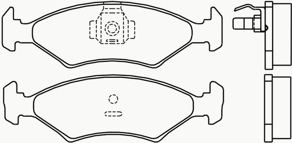 Тормозные колодки PAGID T4017
