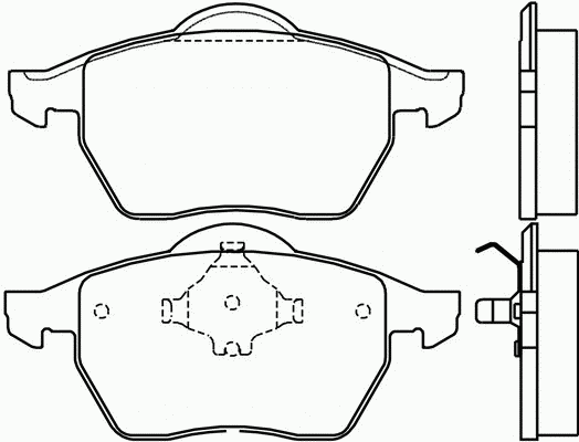 Тормозные колодки PAGID T1106