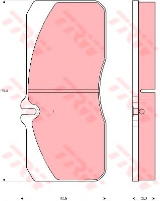 Тормозные колодки TRW GDB5059