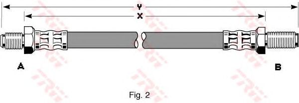 Тормозной шланг TRW PHC243