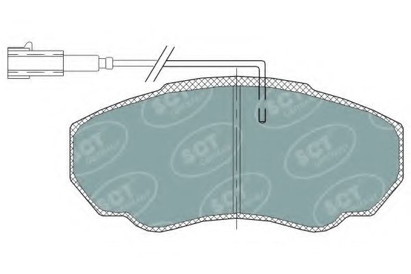 Тормозные колодки SCT SP 318