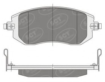 Тормозные колодки SCT SP 340
