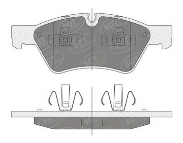 Тормозные колодки SCT SP 352