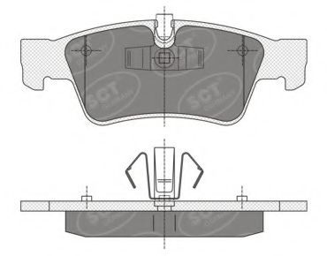 Тормозные колодки SCT SP 353