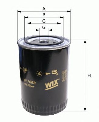 Масляный фильтр WIX FILTERS WL7278