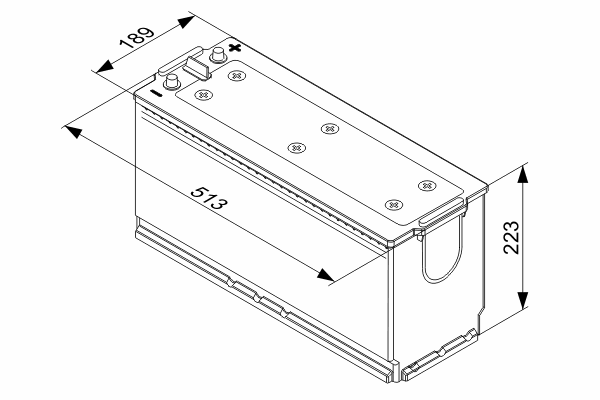 Аккумулятор BOSCH 0 092 T40 760 T4