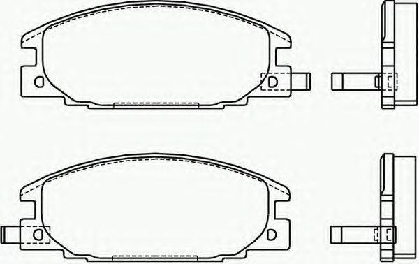Тормозные колодки TEXTAR 2154302