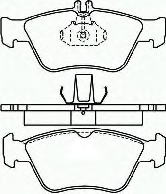Тормозные колодки TEXTAR 2166404